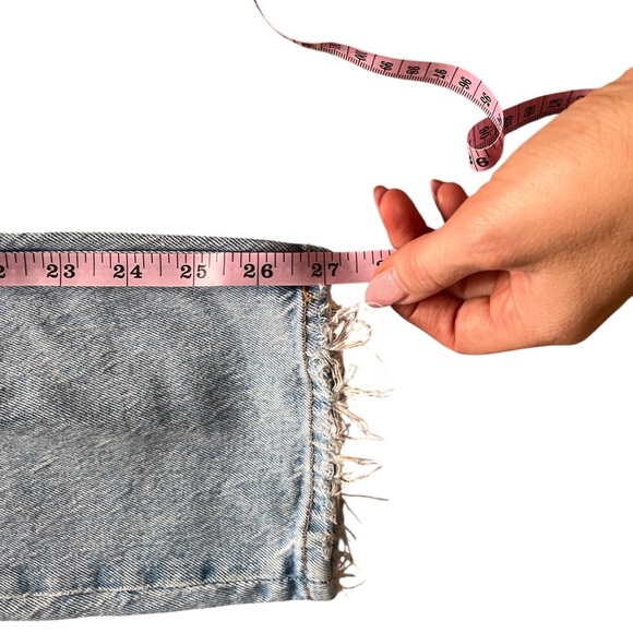 Abercrombie & Fitch Curve Love Distressed Mom Jean - Picture 3 of 5